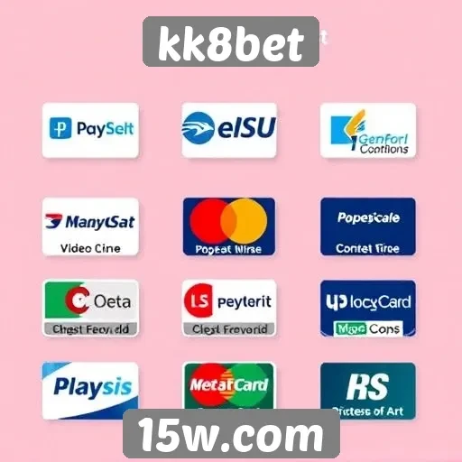 Comparativo de pagamentos oferecidos pelo kk8bet