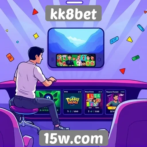 Plataforma kk8bet se destaca pela experiência do usuário